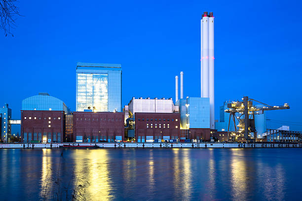 istock Power plant near the elbe 459447229