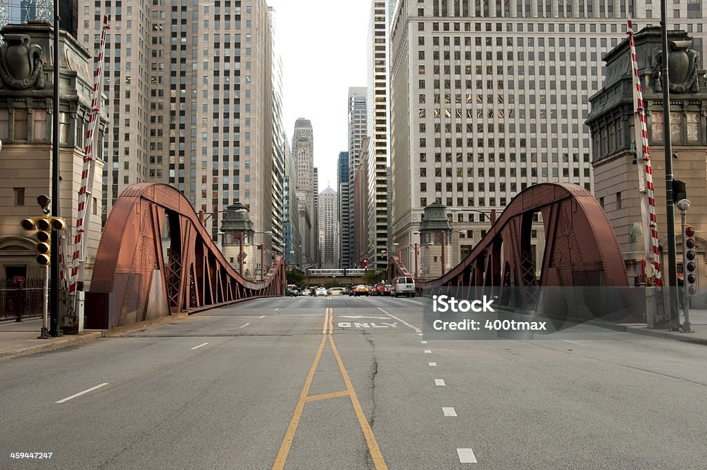 Pont de LaSalle - Photo de Wacker Drive libre de droits