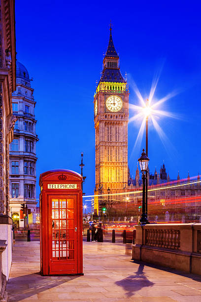 istock London Red Telephone Box at night 459447267