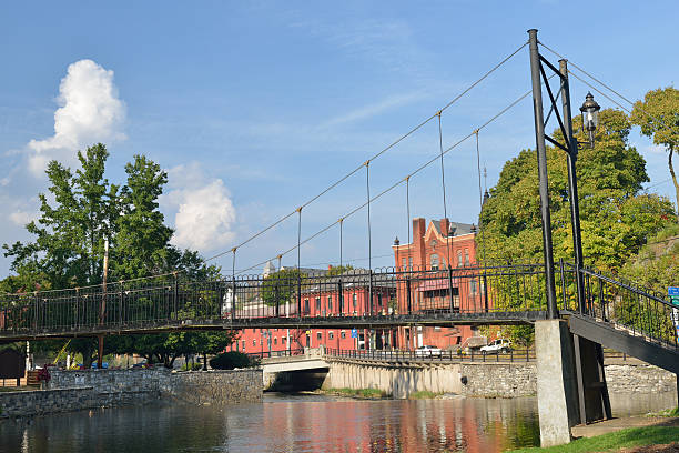 istock Bridge at Talleyrand Park in Bellefonte 459448375