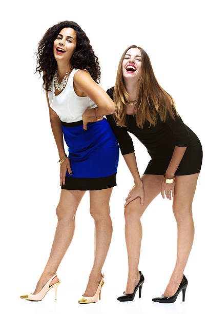 istock Fashionable women posing 459448655