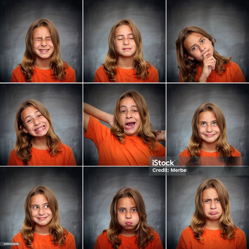 Retrato de una niña - Foto de stock de Felicidad libre de derechos