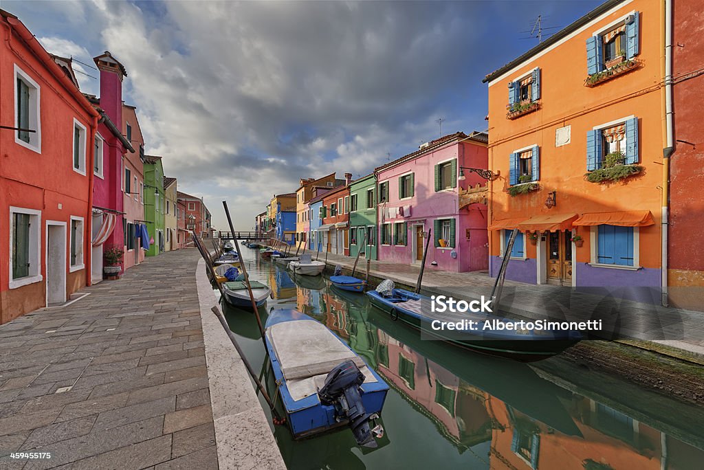 Burano - Royalty-free Veneza - Itália Foto de stock