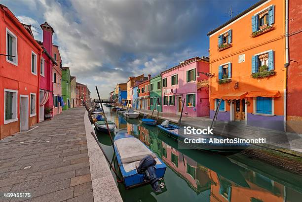 Burano - Fotografias de stock e mais imagens de Veneza - Itália - Veneza - Itália, Ao Ar Livre, Arquitetura