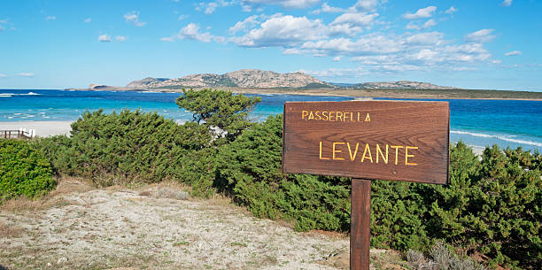 istock wooden sign in Stintino 459455925