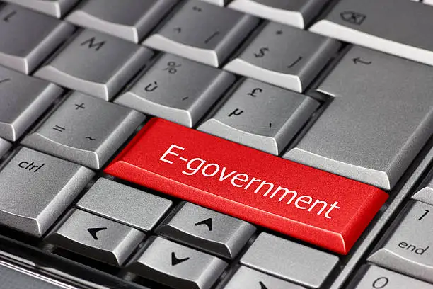 Computer key - E-government