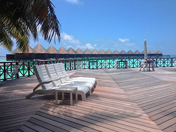 istock chair on a Maldives villa 459459055