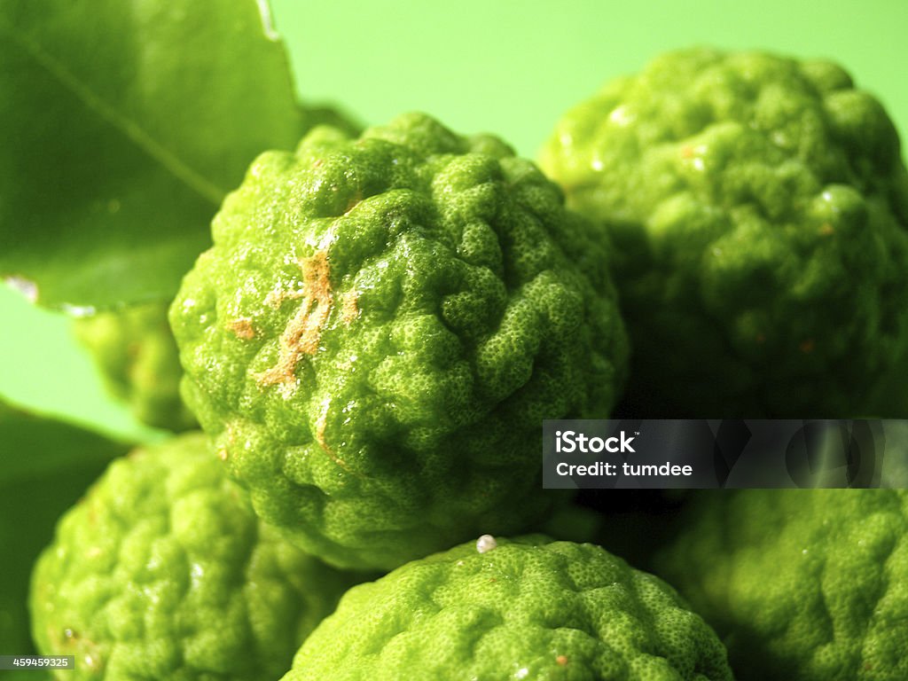 Monarde fruits frais Citron Kaffir - Photo de Agrume libre de droits