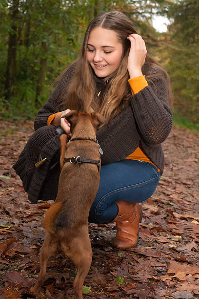 istock Girl and dog 459460685