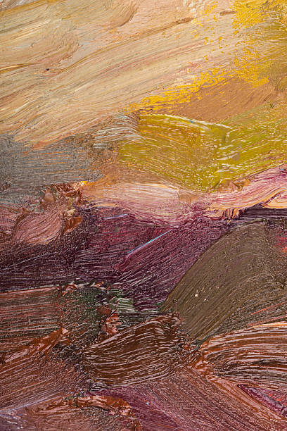 istock Abstract colorful background oil painting on canvas. 459463511