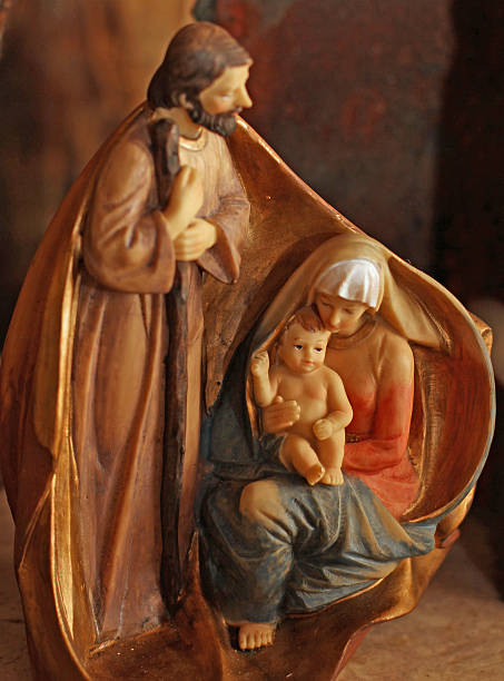 istock Joseph, Mary and baby Jesus handmade 459463921