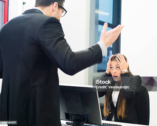 Business Harassment Stock Photo - Download Image Now - 30-39 Years, Adult, Adults Only