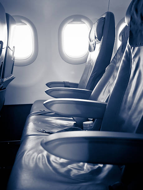 istock Seats in a passenger aircraft 459466107