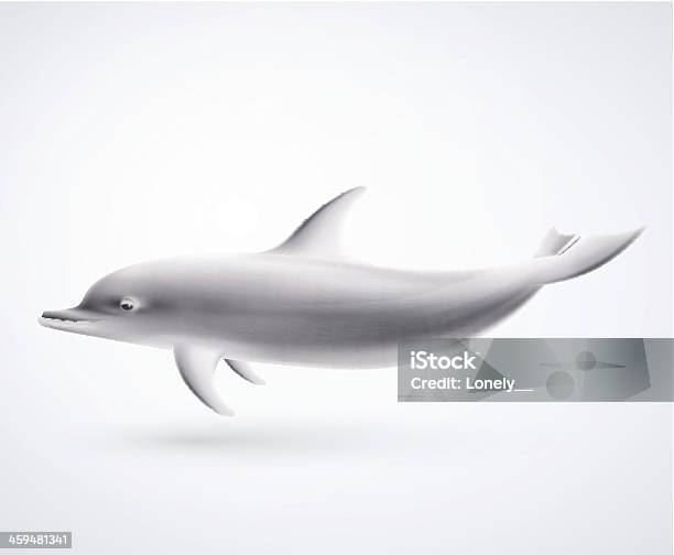 Isolé Des Dauphins Vecteurs libres de droits et plus d'images vectorielles de Animaux à l'état sauvage - Animaux à l'état sauvage, Arts Culture et Spectacles, Au fond de l'océan