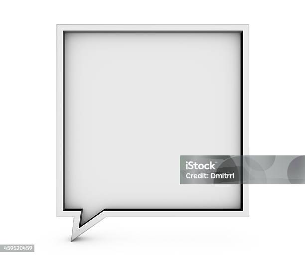 Blase Talk Frame 3d Stockfoto und mehr Bilder von Mitteilung - Mitteilung, Loge, Reden