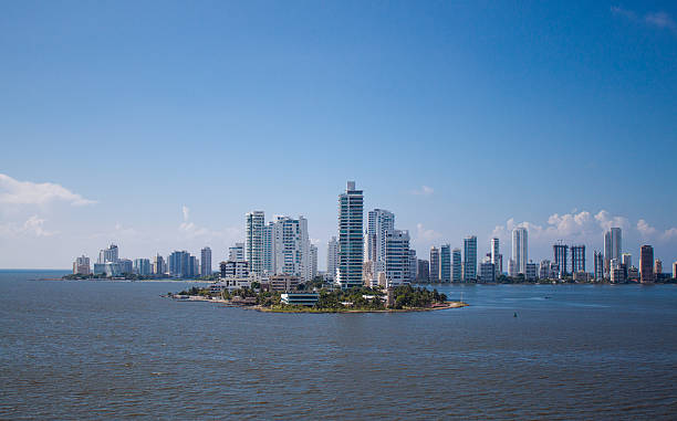 istock Cartagena, Colombia blue sky water 459521807