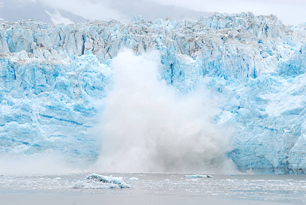 빙하 용융 - hubbard glacier 뉴스 사진 이미지