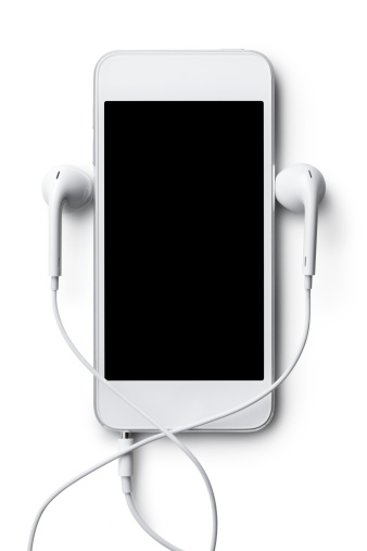 Mp3 player. Photo with clipping path.