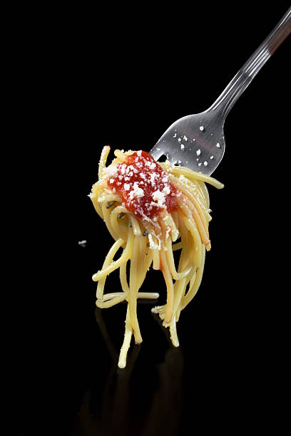 istock Spaghetti with tomato sauce and parmisan cheese. 459561323