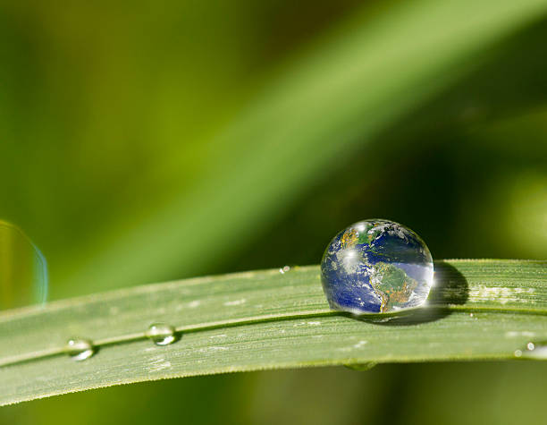 Planète Terre goutte d'eau - Photo