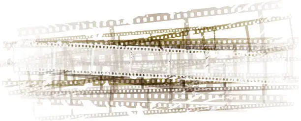 Vector illustration of movie backround