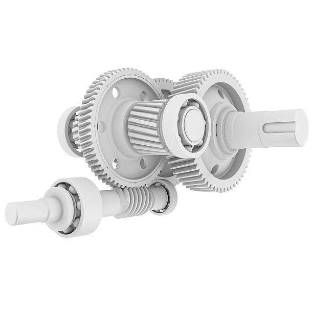 istock White shafts, gears and bearings 459588573