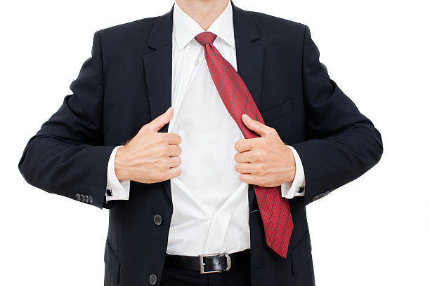 istock Young business man expressing frustration isolated 459588831