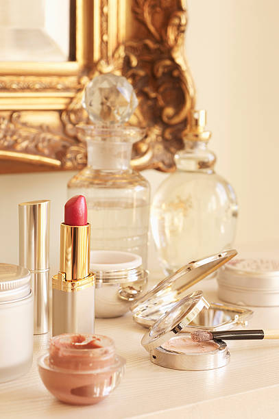 istock Closeup Of Lipstick And Cosmetics 459596383