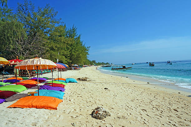 istock Sand Beach in Gili Trawangan 459598207