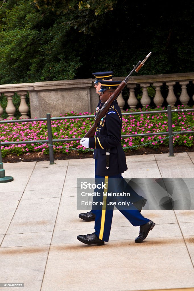 Ändern die Wache auf dem Arlington national Cemetery in Washington - Lizenzfrei Arlington - Virginia Stock-Foto