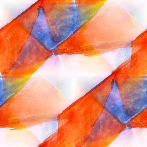 sunlight art daub watercolor mosaic orange blue ornament backgro - 巴勃羅·畢卡索 插圖 幅插畫檔、美工圖案、卡通及圖標