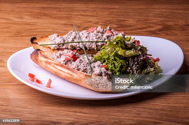 Tuna Salad Sandwich Stock Photo - Download Image Now - Bread, Breakfast, Bun - Bread