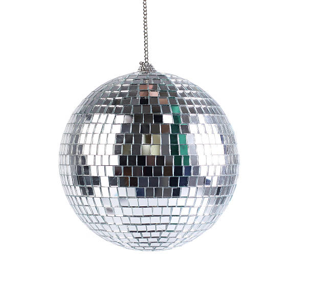 specchio sfera - palla da discoteca foto e immagini stock