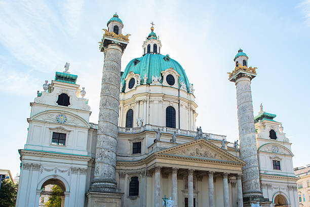 istock an ancient building in the middle of Vienna, Austria 459675575