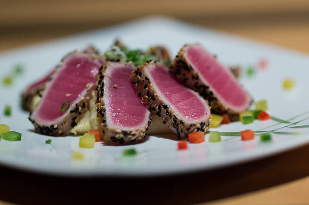 istock Japanese Sesame Salmon Steak 459697455
