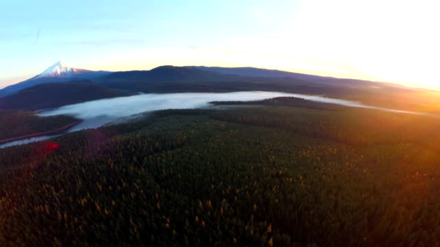 Aerial Oregon Mt Hood