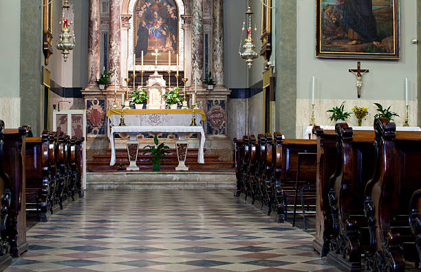 istock Interior of a Trieste church 459709747