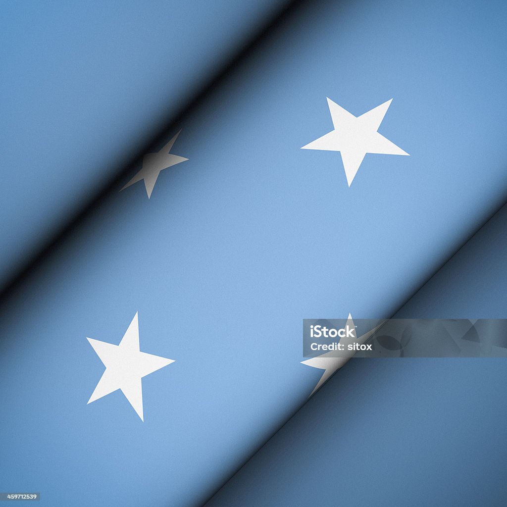 Iconic Flag of Micronesia Flag of the Federated States of Micronesia. CG-image. Chuuk Stock Photo