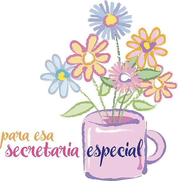 especial раздел c - administrative professionals day stock illustrations