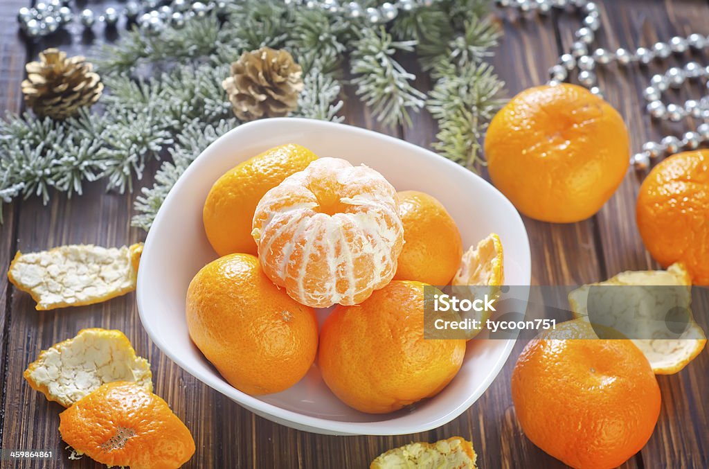 mandarins Branch - Plant Part Stock Photo