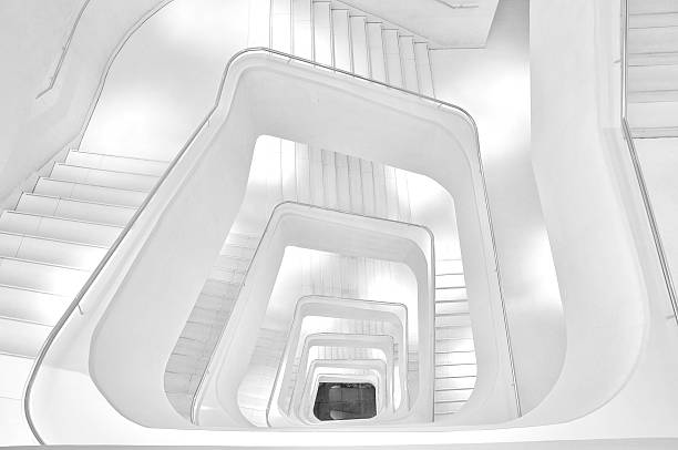 istock Stairways in black and white 459866225