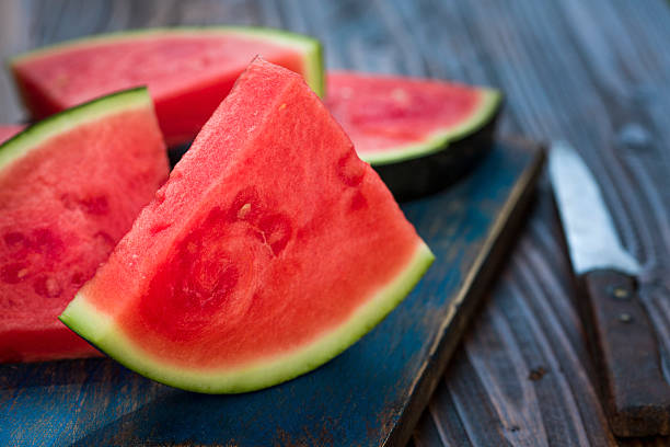 melancia - watermelon summer melon portion imagens e fotografias de stock
