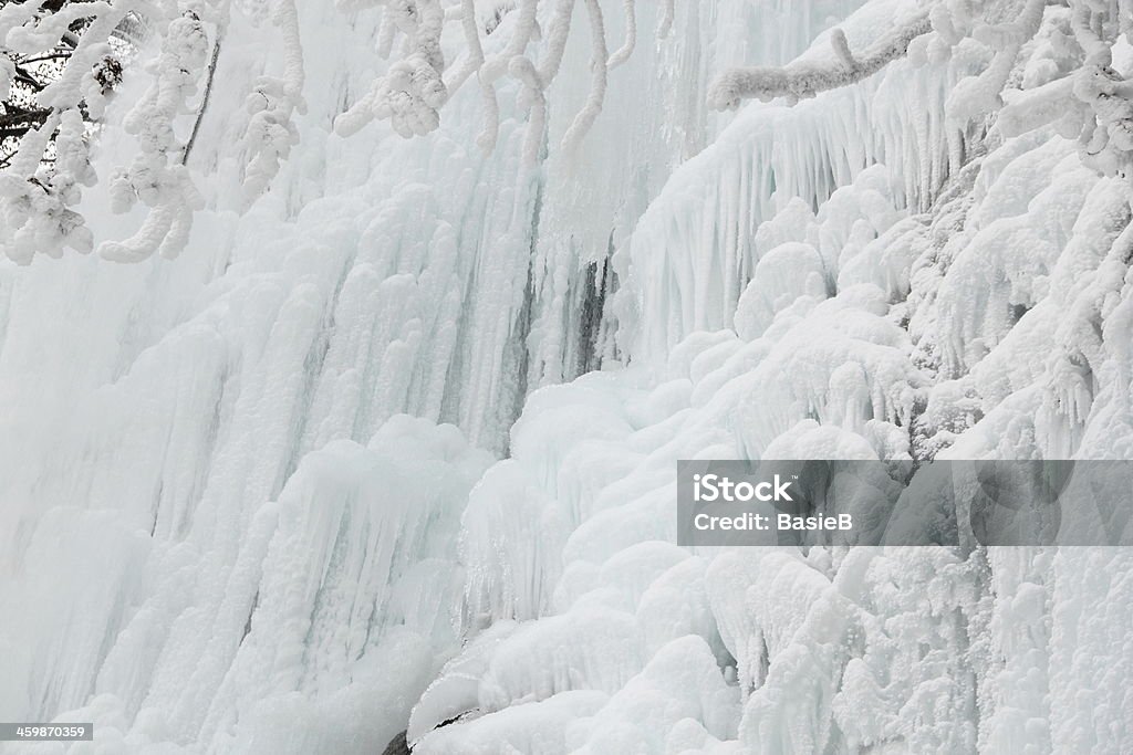 Gefrorene-Wasserfall - Lizenzfrei Eingefroren Stock-Foto