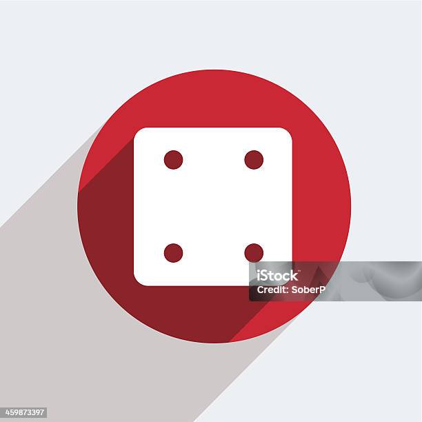 Vector Red Circle Icon On Gray Background Eps10 Stock Illustration - Download Image Now - Abstract, Business, Casino
