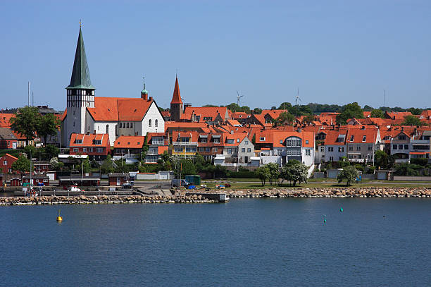 Ronne, Bornholm Island, Denmark. stock photo