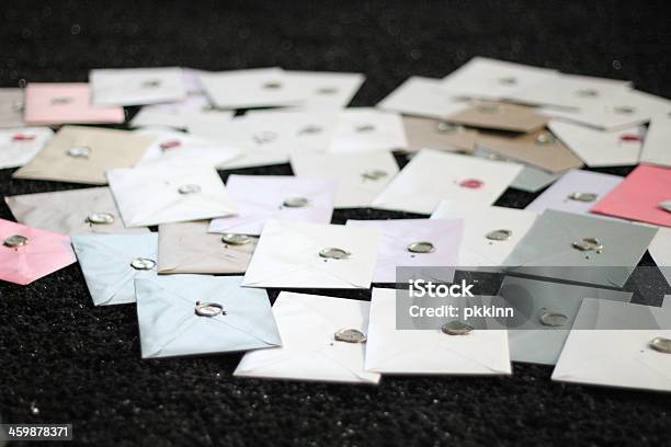 Foto de Convites De Casamento e mais fotos de stock de Azul - Azul, Branco, Carta - Documento