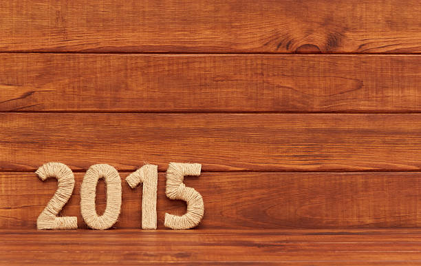 istock Inscription 2015 from textile. New Year. 459881231