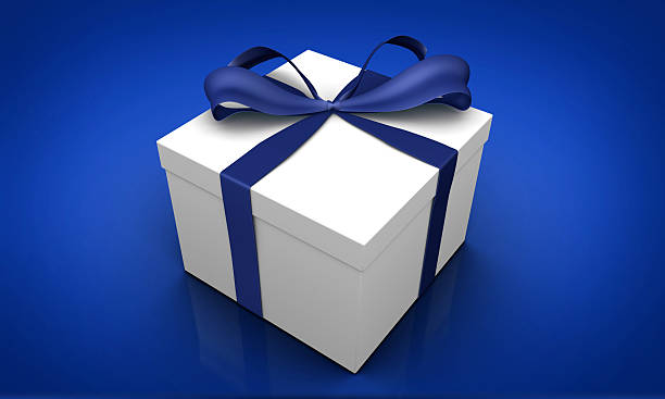 istock Gifts, Christmas Present, with Bow isolated 459881447