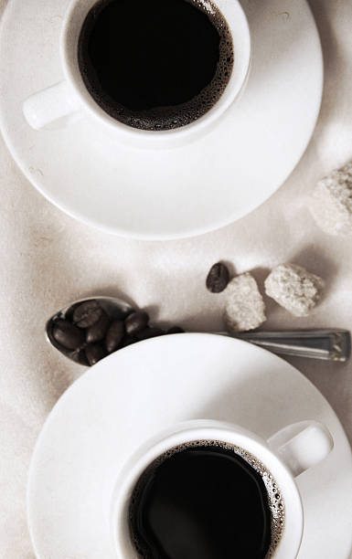 artwork in retro style, coffee