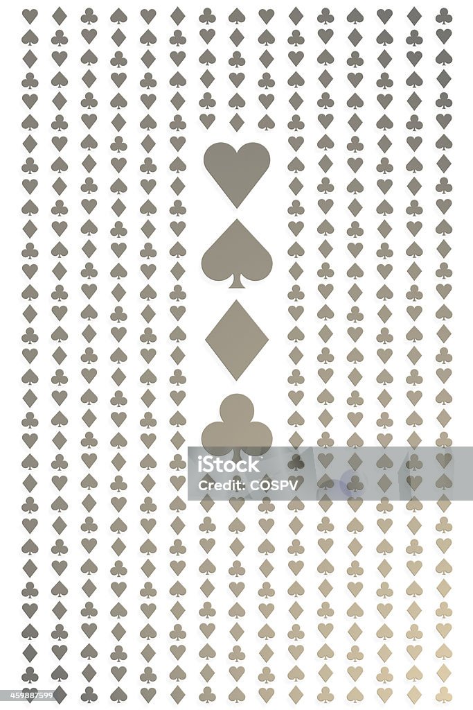 Seamless playing cards pattern Seamless gold and white playing cards pattern for background Casino Stock Photo